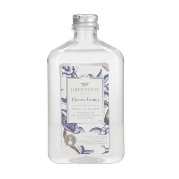 Greenleaf - Reed Diffuser Oil - Classic Linen 250ml Greenleaf - Reed Diffuser Oil - Classic Linen 250ml